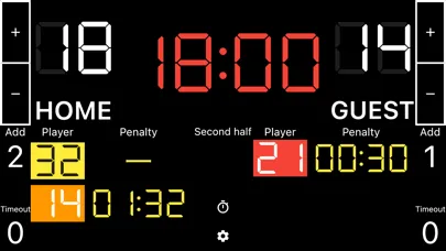 Zrzuty ekranu Simple Handball Scoreboard