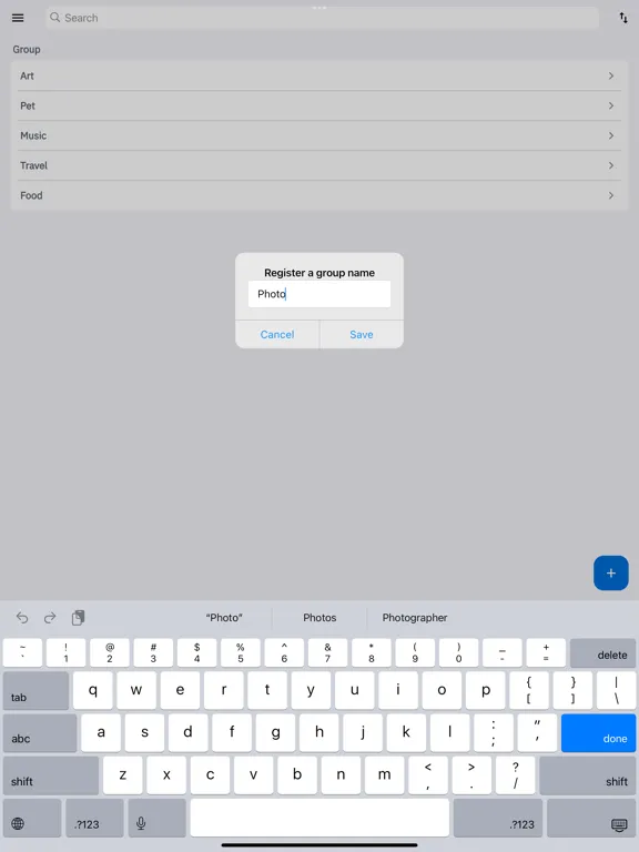 Tangkapan skrin Simple Hashtag Manager iPad 