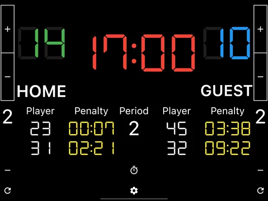 Simple Ice Hockey Scoreboard iPad  Ekran Görüntüleri