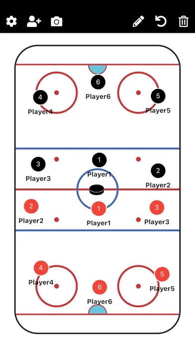 Ice Hockey Tactic Board سکرین شاٹس