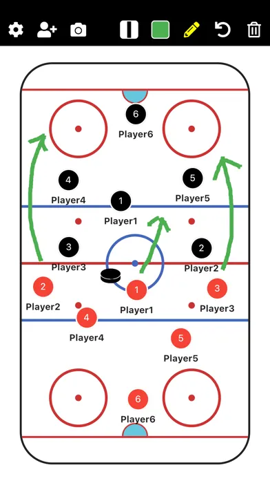 Ice Hockey Tactic Board سکرین شاٹس