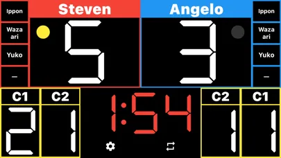 Zrzuty ekranu Simple Karate Scoreboard