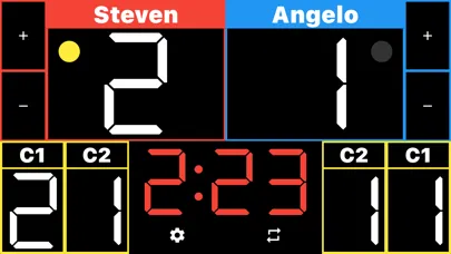 Zrzuty ekranu Simple Karate Scoreboard