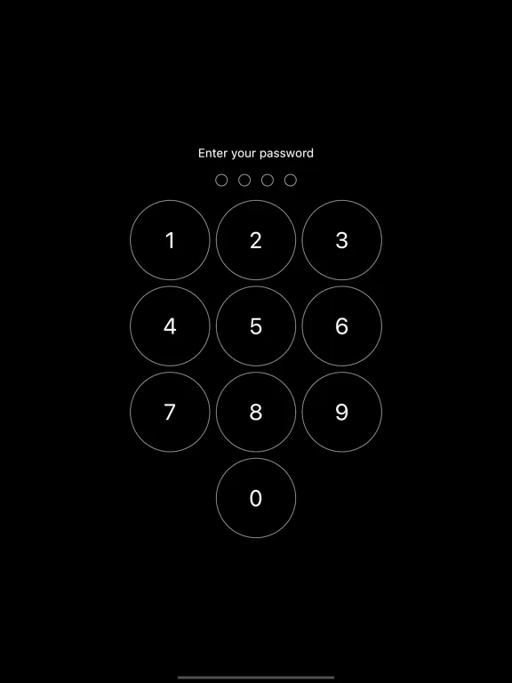 Zrzuty ekranu Password Notepad | P-Note iPad 