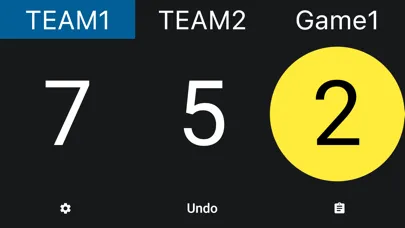 Simple Pickleball Scoreboard Screenshots