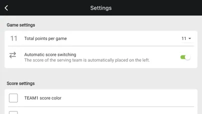 Simple Pickleball Scoreboard Screenshots