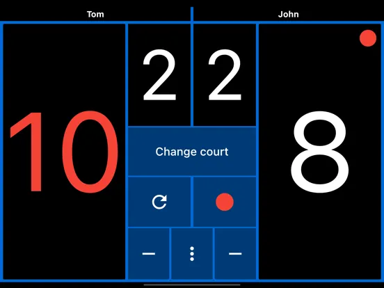 Captures d'écran de Ping-Pong Scoreboard iPad 