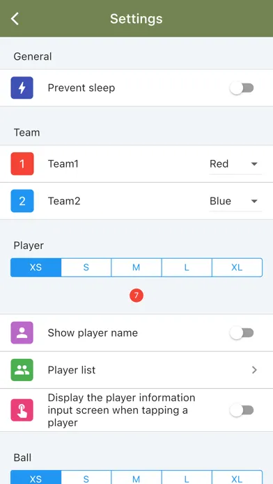 Tangkapan skrin Rugby Tactic Board