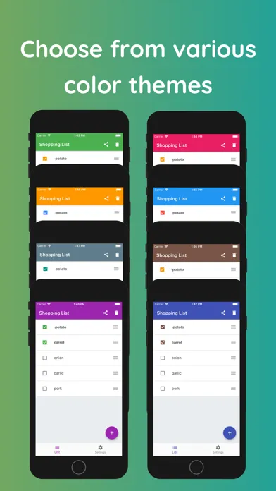 Tangkapan layar Simple Shopping List-SimpList