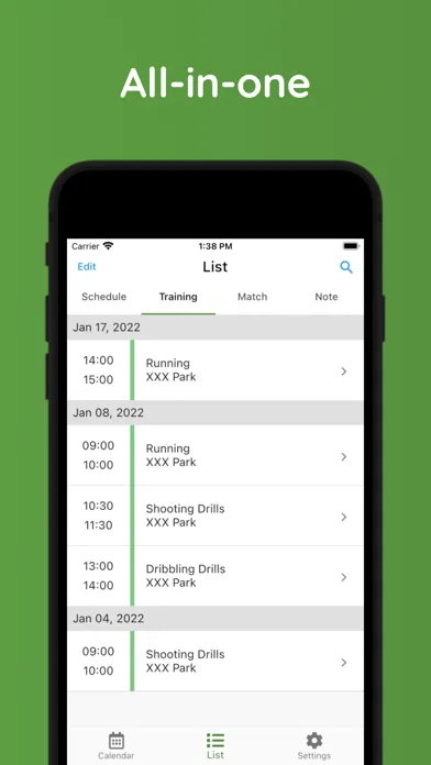 Soccer Schedule Planner Ekran Görüntüleri