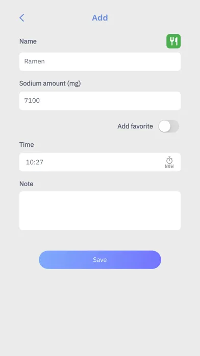 Tangkapan layar Simple Sodium Log