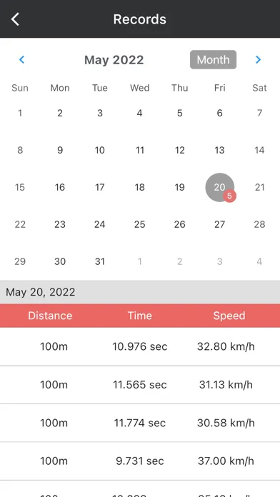 Capturas de pantalla de Sprint Timer - On Your Mark