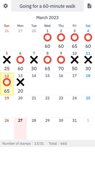 Simple Goal Calendar 스크린샷