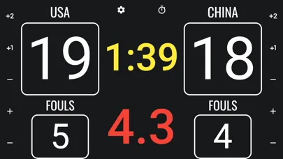 ภาพหน้าจอของ Simple 3x3 Scoreboard