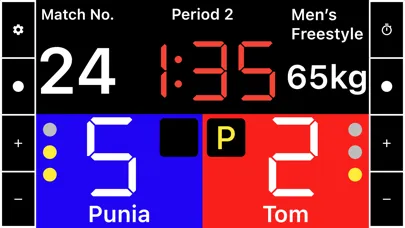 Ảnh chụp màn hình của Wrestling Scoreboard