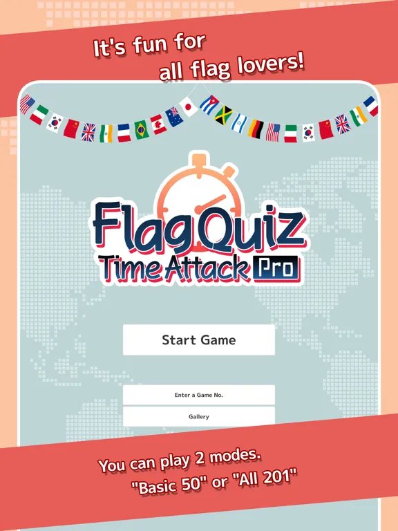 Zrzuty ekranu Flag Quiz Time Attack Pro iPad 
