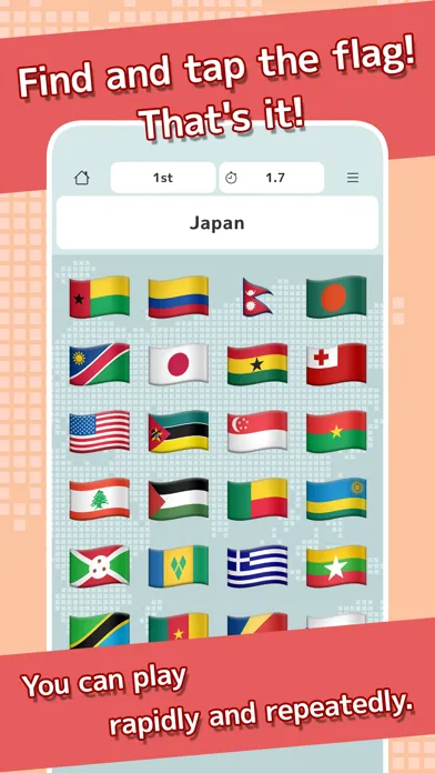 Zrzuty ekranu Flag Quiz Time Attack Pro