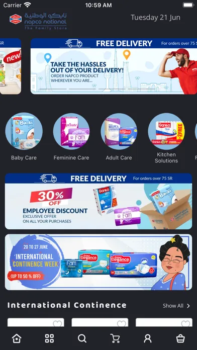 Ảnh chụp màn hình của NAPCO - The Family Store