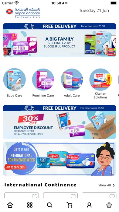 Ảnh chụp màn hình của NAPCO - The Family Store