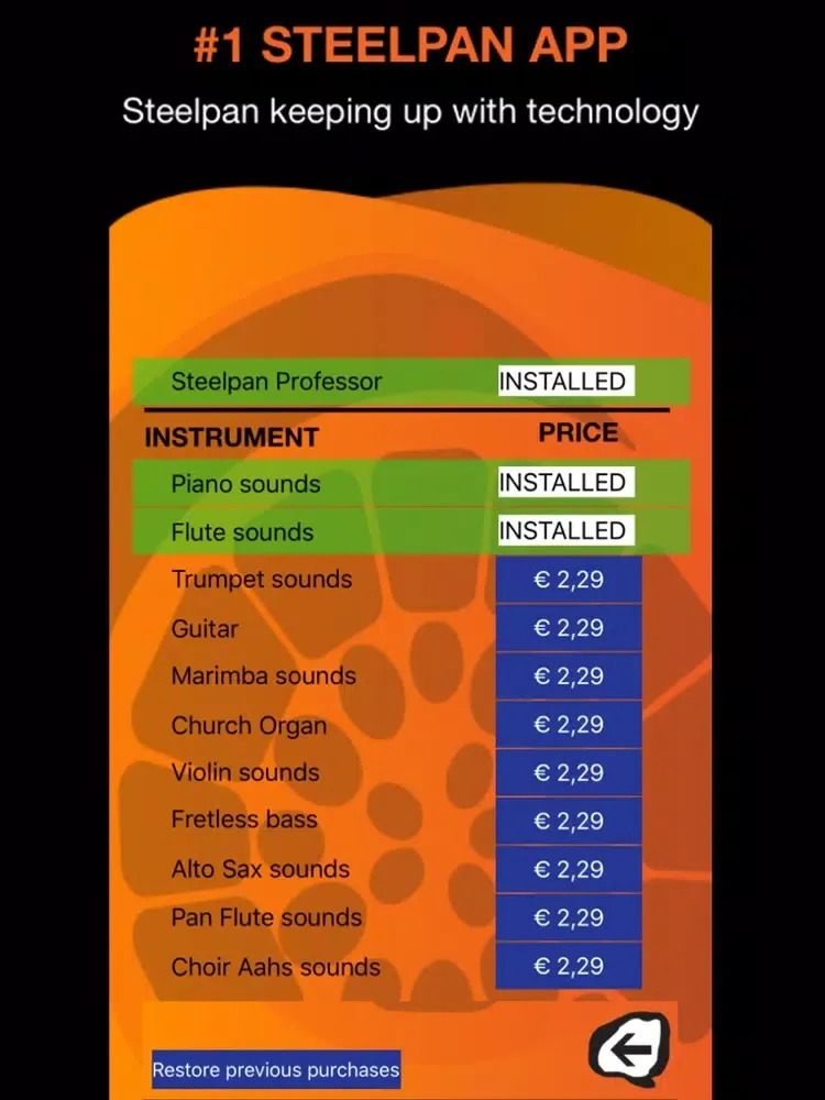 Скриншоты Steelpan App PRO iPad 