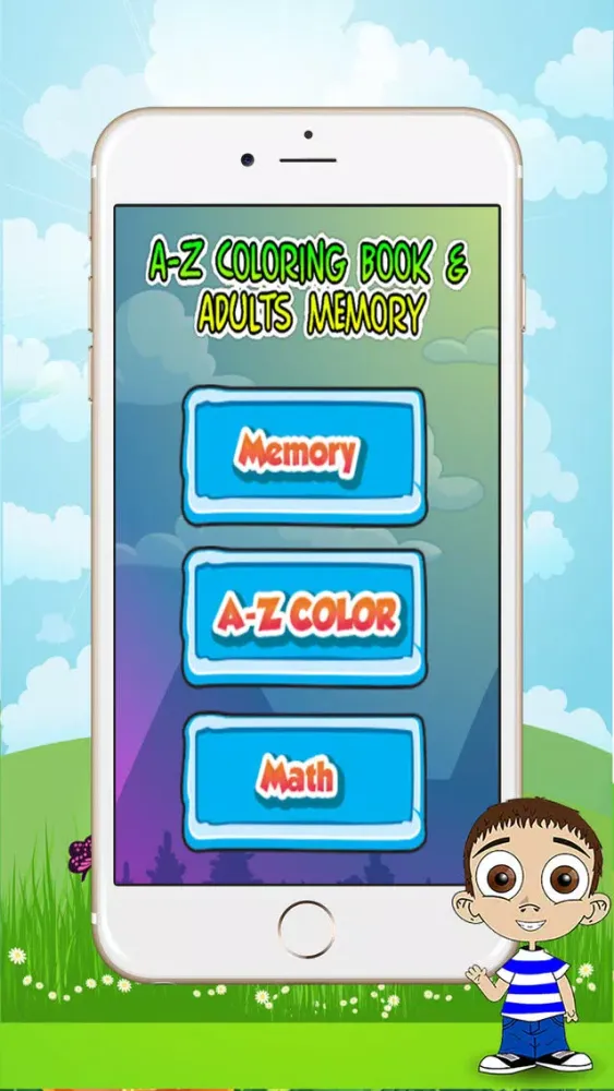 a-z coloring book & adults memory स्क्रीनशॉट