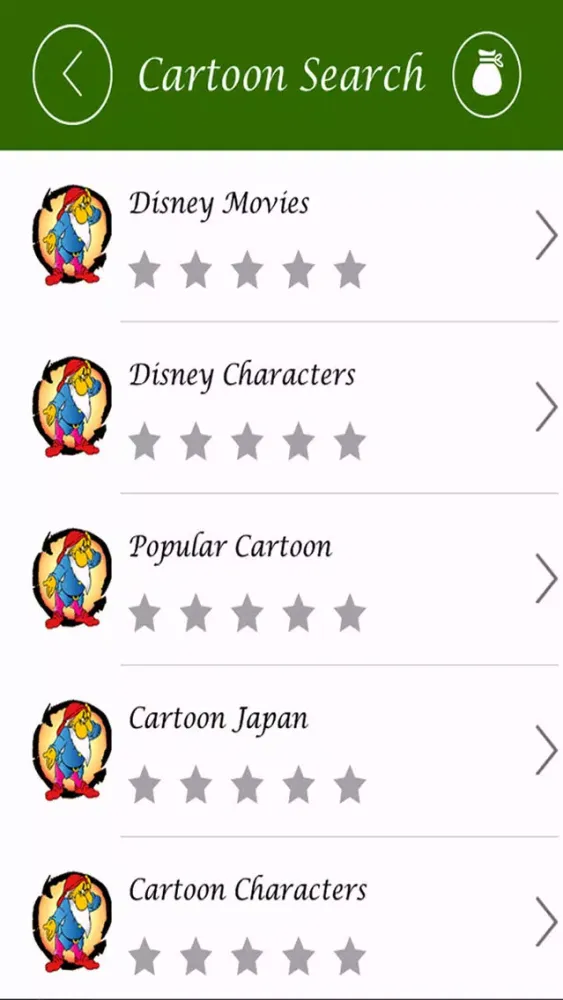Zrzuty ekranu Cartoon Word Search