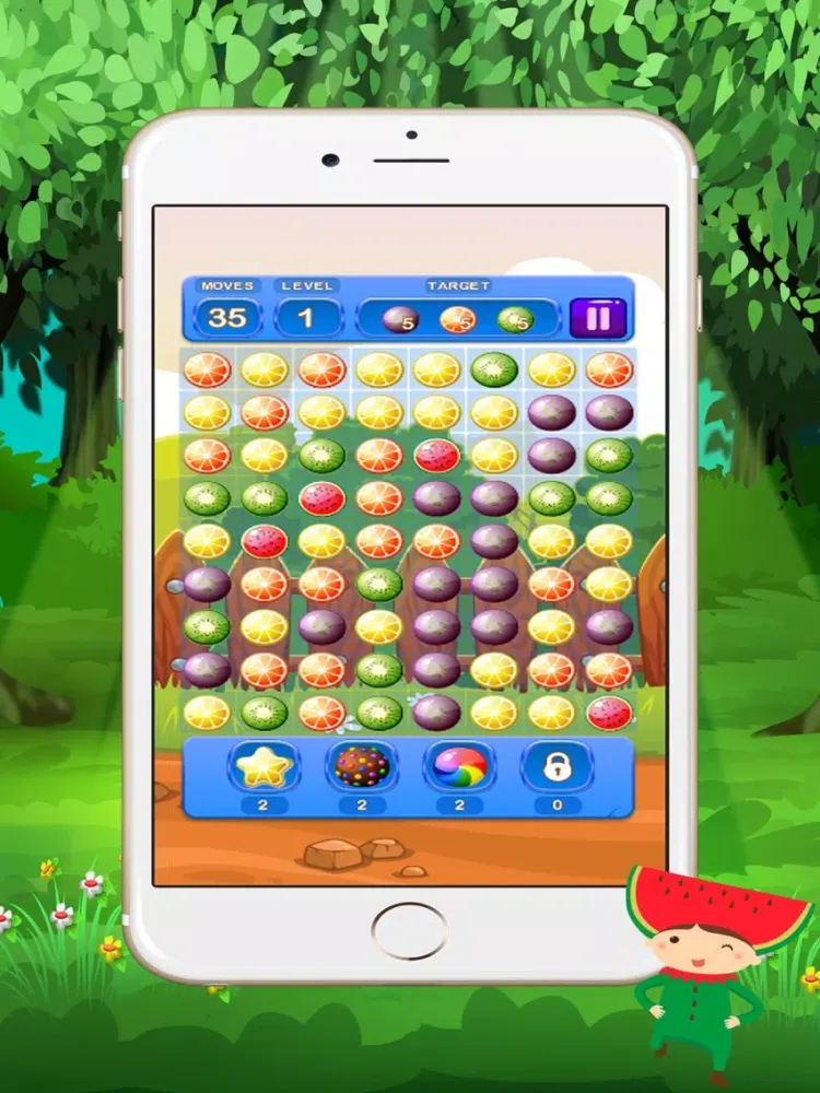 jelly fruit match3 puzzle iPad  Screenshots