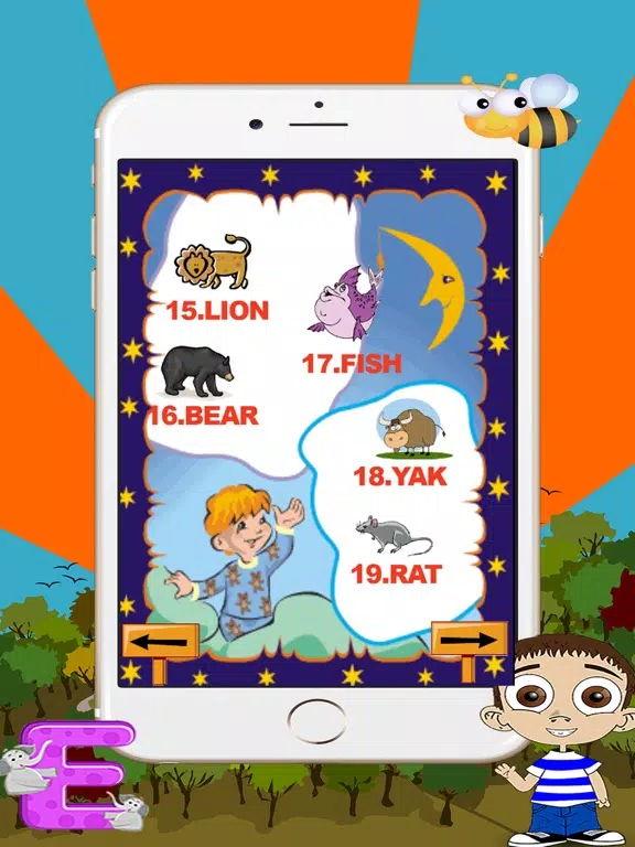 Learn animals in english iPad 應用截圖