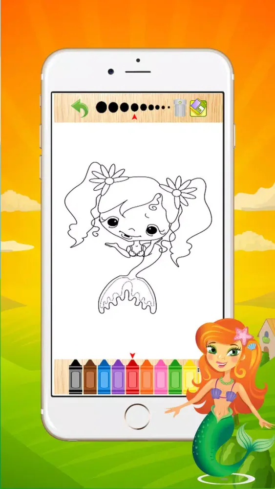 Mermaid Coloring Book For Girls - Coloring Book for Little Boys, Little Girls and Kids Screenshots
