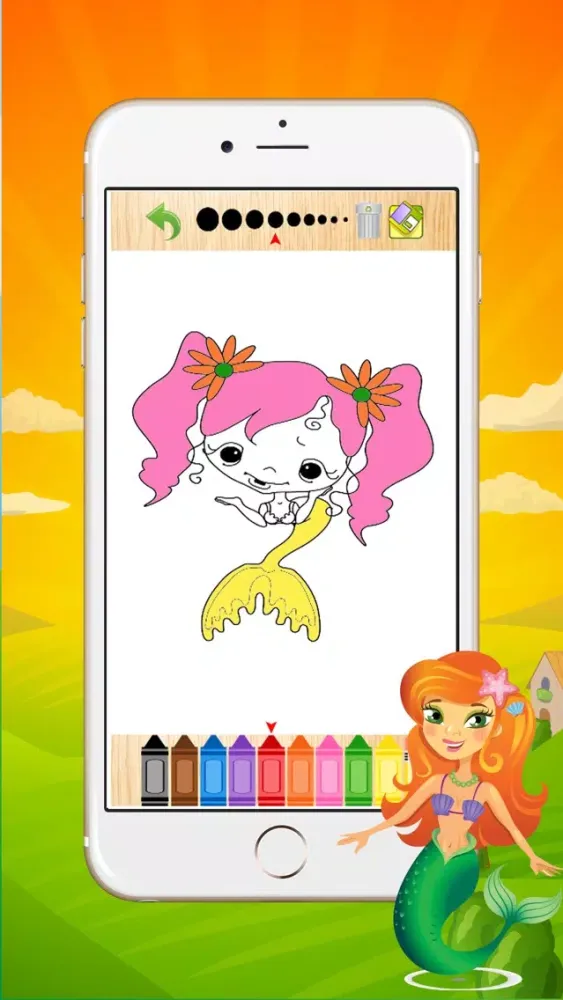 Mermaid Coloring Book For Girls - Coloring Book for Little Boys, Little Girls and Kids Screenshots