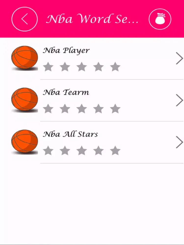 Nba Word Search - Free Word Search Crossword Game! iPad  Screenshots