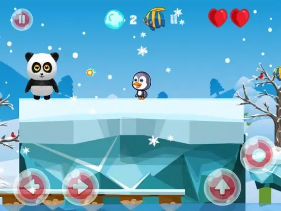 Super Penguin Run Snow Island Adventure Land iPad  스크린샷