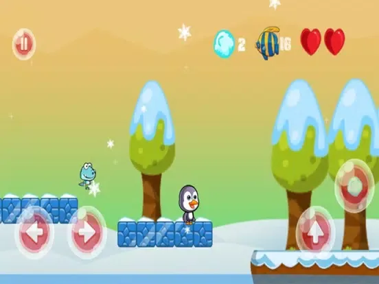 Super Penguin Run Snow Island Adventure Land iPad  스크린샷