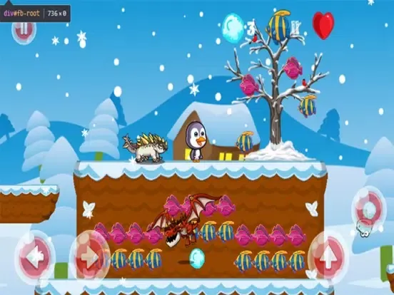 Super Penguin Run Snow Island Adventure Land iPad  스크린샷
