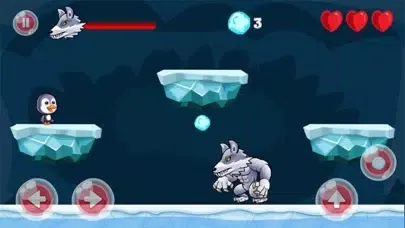 Super Penguin Run Snow Island Adventure Land 스크린샷