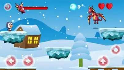 Super Penguin Run Snow Island Adventure Land 스크린샷
