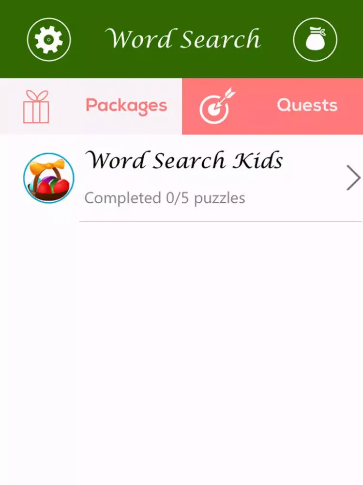 Word Search Kids Free iPad  スクリーンショット