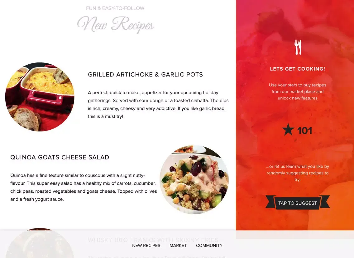 Napkin Recipes iPad  স্ক্রিনশট