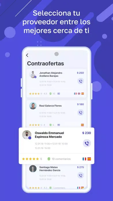 Captures d'écran de URGY Multiservicios