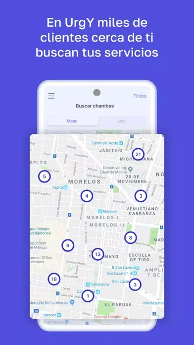 Captures d'écran de URGY Multiservicios