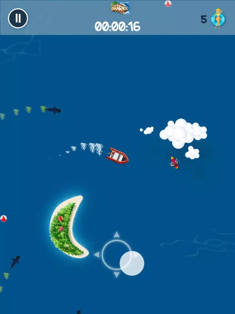 تصاویر Too Many Sharks iPad 