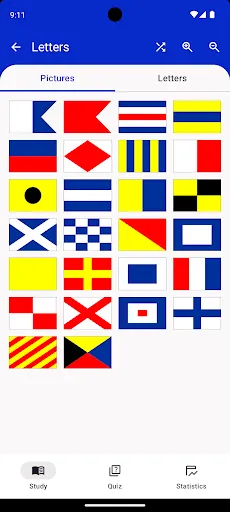 Ảnh chụp màn hình của Nautical Flags Helper
