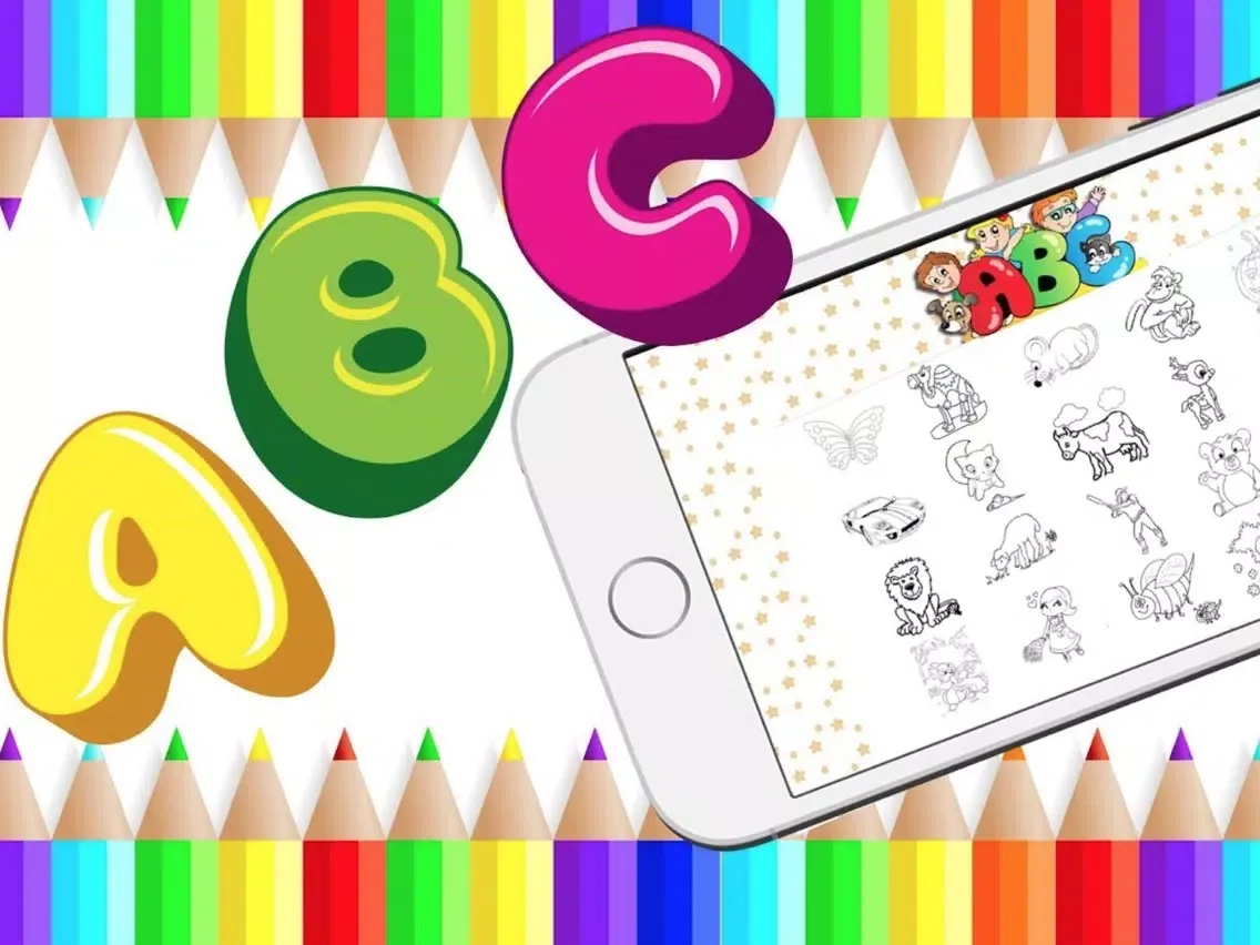 Doodle draw - Kids drawing - Drawing Desk - Childrens's color iPad 应用截图