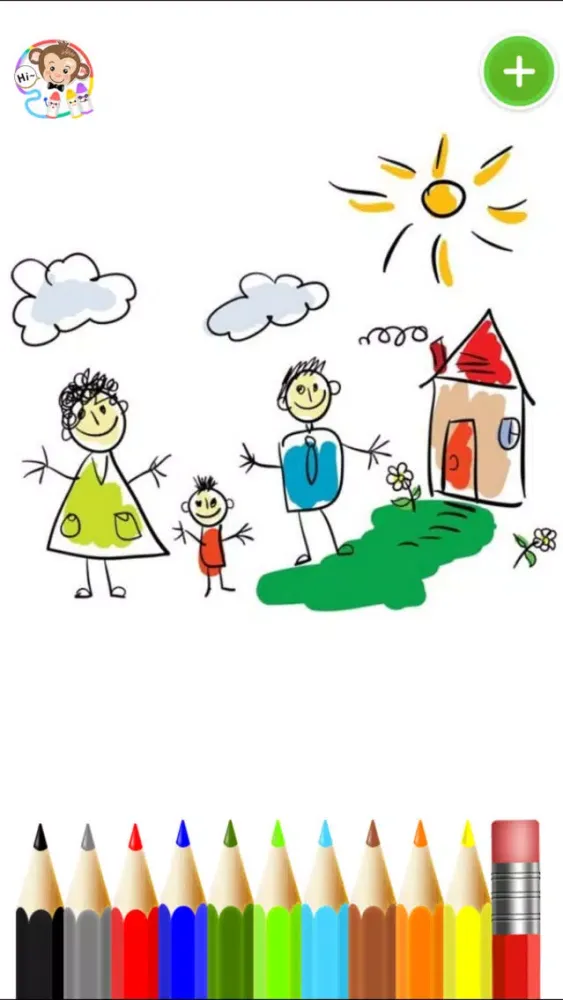 Doodle draw - Kids drawing - Drawing Desk - Childrens's color应用截图