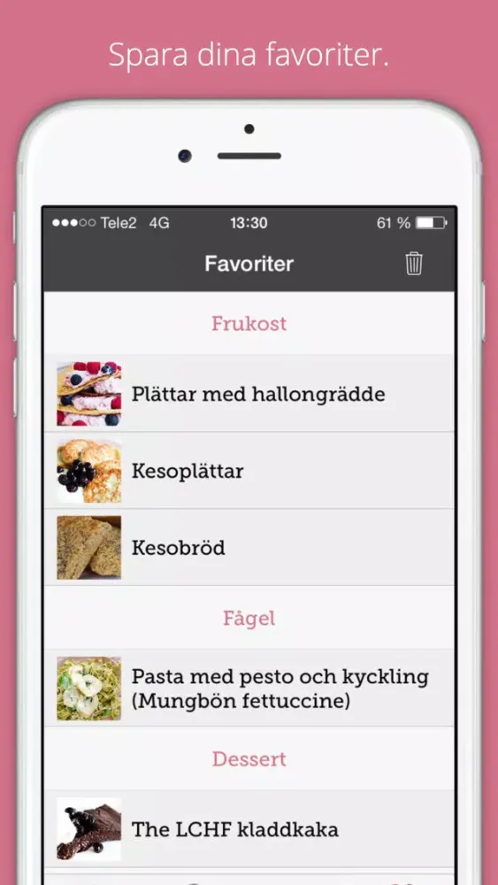 LCHF 56kilo - dina bästa recept för viktminskning och en godare hälsa應用截圖