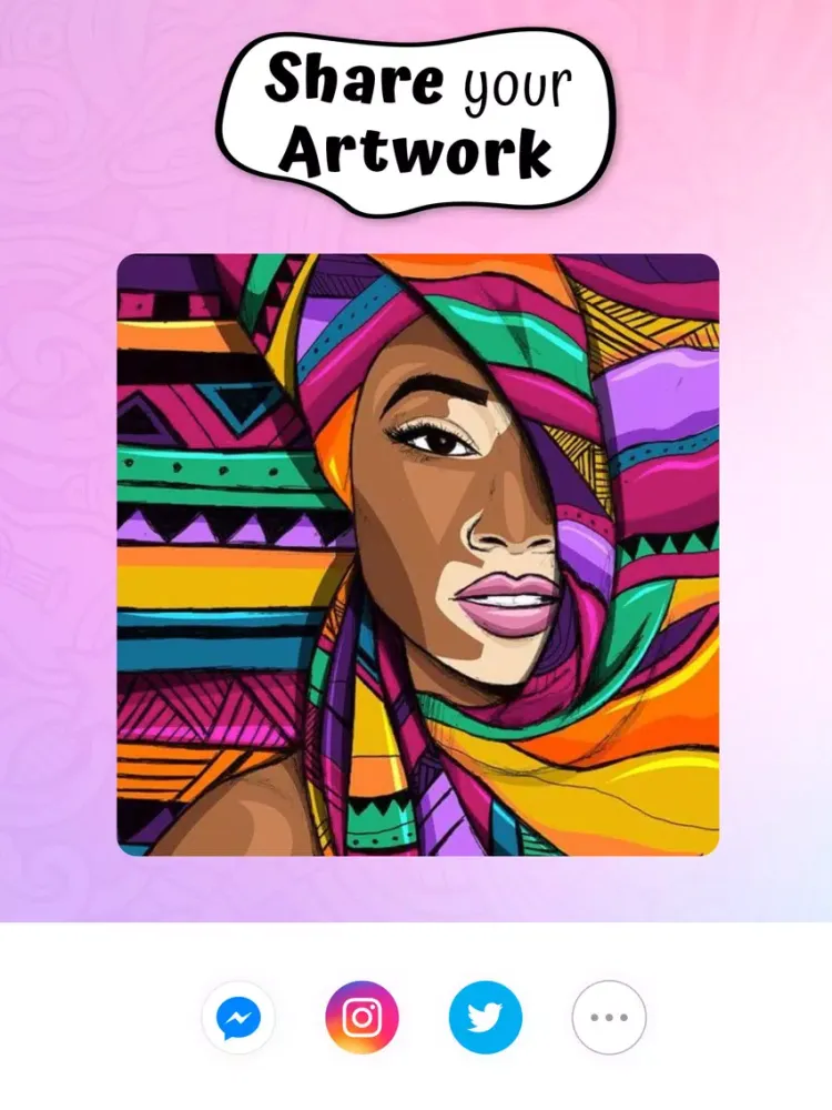 Color Story Art: Coloring Book iPad 应用截图