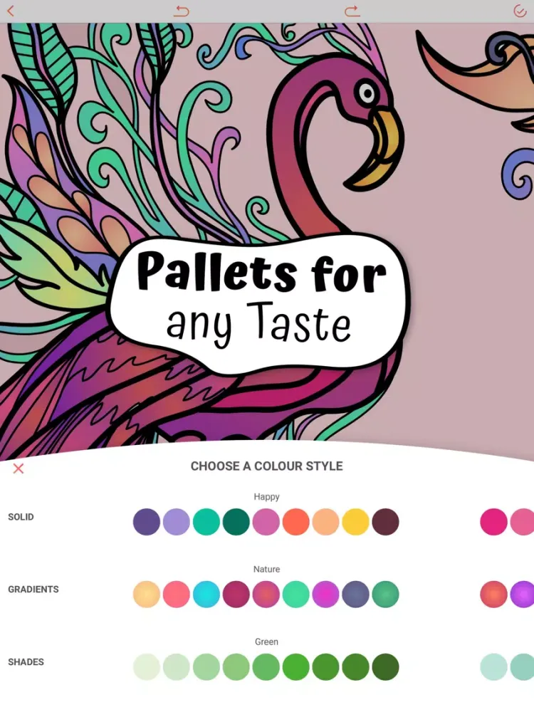 Color Story Art: Coloring Book iPad 应用截图