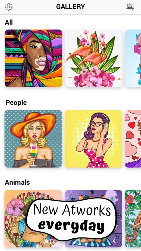 Color Story Art: Coloring Book应用截图