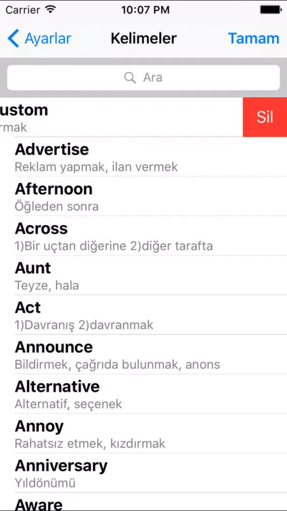 İngilizce Kelime Öğreniyorum Pro Ekran Görüntüleri