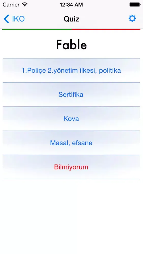 İngilizce Kelime Öğreniyorum سکرین شاٹس